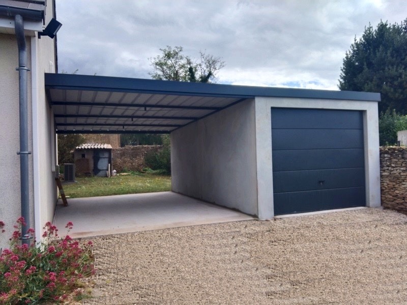 Garage et carport construits par DMZ Normandie